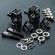 AKM Alum. Upright - 2WD (2) / Black - DISCONTINUED