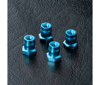 MST Alum. Ball Connector Nut φ4.8mm (4) / Blue