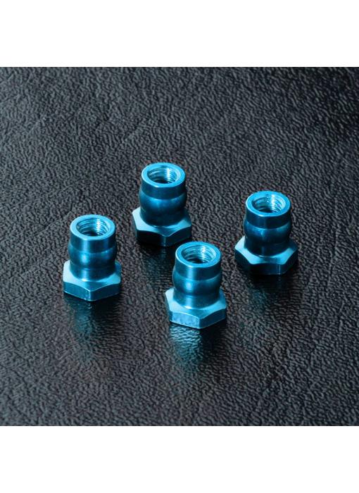 MST Alum. Ball Connector Nut φ4.8mm (4) / Blue