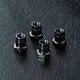 Alum. Ball Connector Nut φ4.8mm (4) / Black