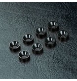 MST Aluminium Countersunk Spacer M3 (8pcs) / Color: Black