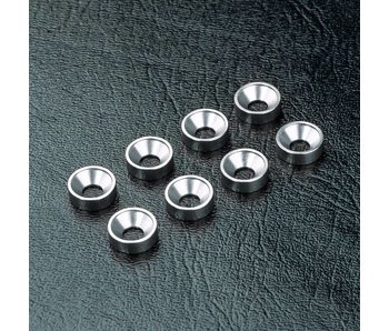 MST Alum. Countersunk Spacer M3 (8) / Silver