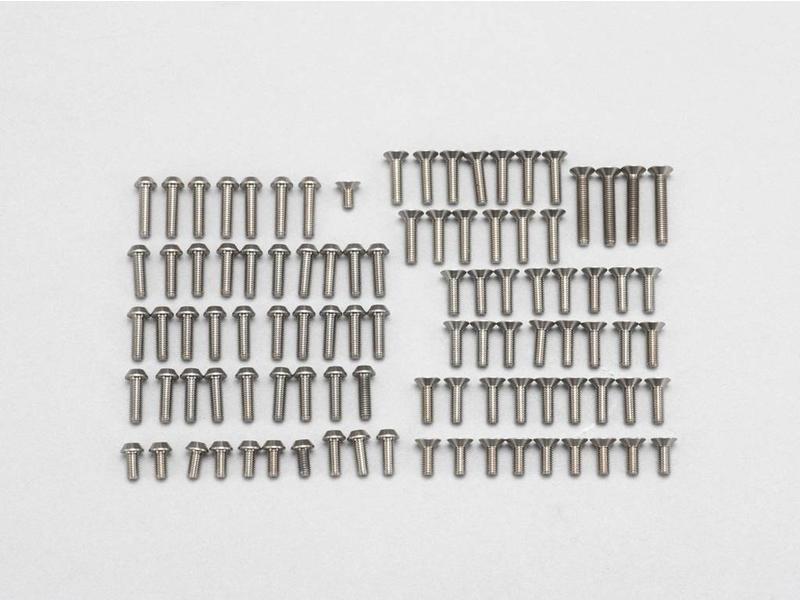 Yokomo RP-044 - Precision Machined Titanium Hex Screw Set for YD-4 (98pcs)