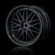 LM Wheel Set - Adj. Offset (4) / Black-Black