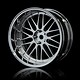 LM Wheel Set - Adj. Offset (4) / Flat Silver-Silver