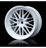 MST LM Wheel Set - Adjustable Offset (4pcs) / Color: White - White