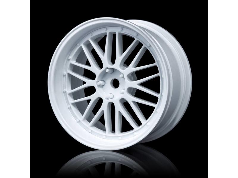 MST LM Wheel Set - Adjustable Offset (4pcs) / Color: White - White