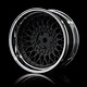 501 Wheel Set - Adj. Offset (4) / Flat Black-Silver