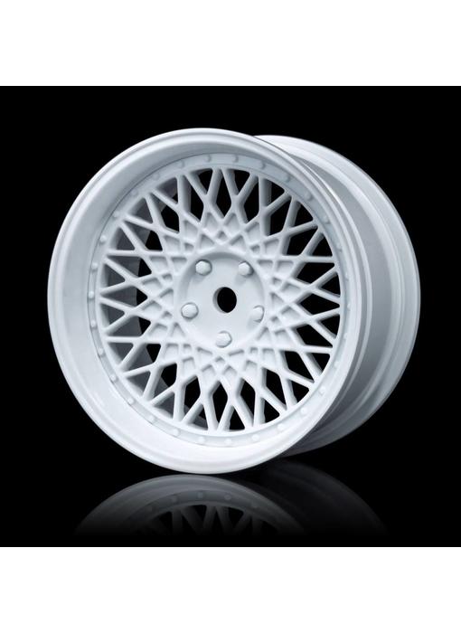 MST 501 Wheel Set - Adj. Offset (4) / White-White - DISCONTINUED