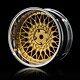 501 Wheel Set - Adj. Offset (4) / Gold-Silver