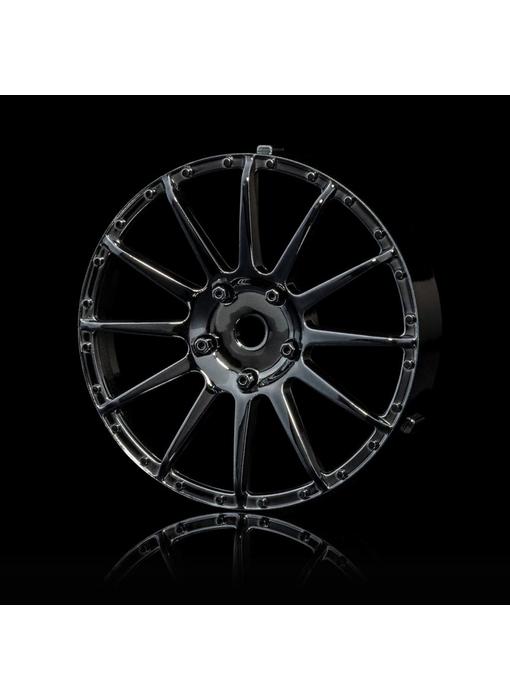 MST 21 Wheel Disk (2) / Silver Black - DISCONTINUED