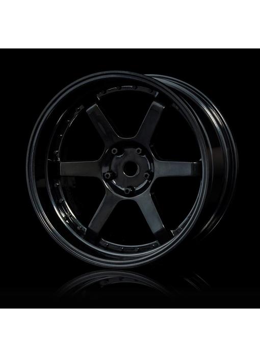 MST 106 Wheel Set - Adj. Offset (4) / Black-Black