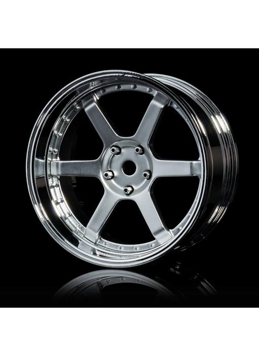 MST 106 Wheel Set - Adj. Offset (4) / Flat Silver-Silver