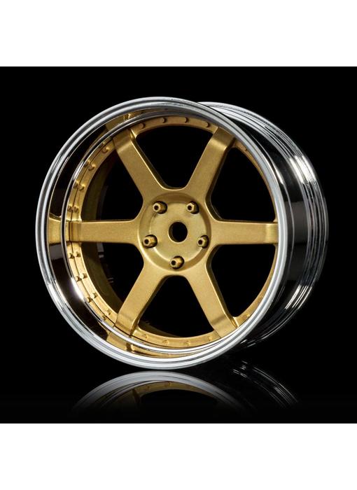 MST 106 Wheel Set - Adj. Offset (4) / Gold-Silver