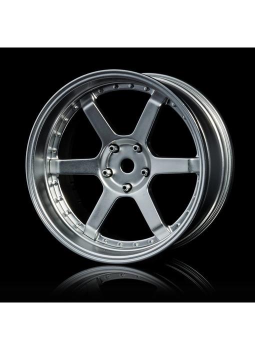 MST 106 Wheel Set - Adj. Offset (4) / Flat Silver-Flat Silver - DISCONTINUED