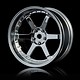 106 Wheel Set - Adj. Offset (4) / Silver-Flat Silver - DISCONTINUED