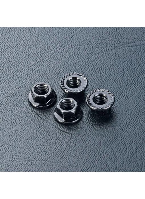 MST Wheel Nut M4 (4) / Black