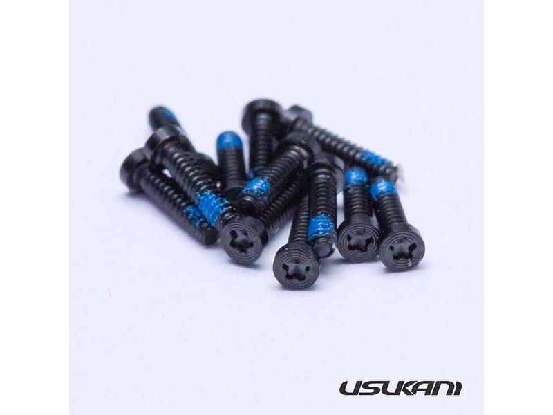 Usukani US88140 - Extreme Exquisite Replica Screw for 1/10 Bodyshell + Tool - Black (50pcs)