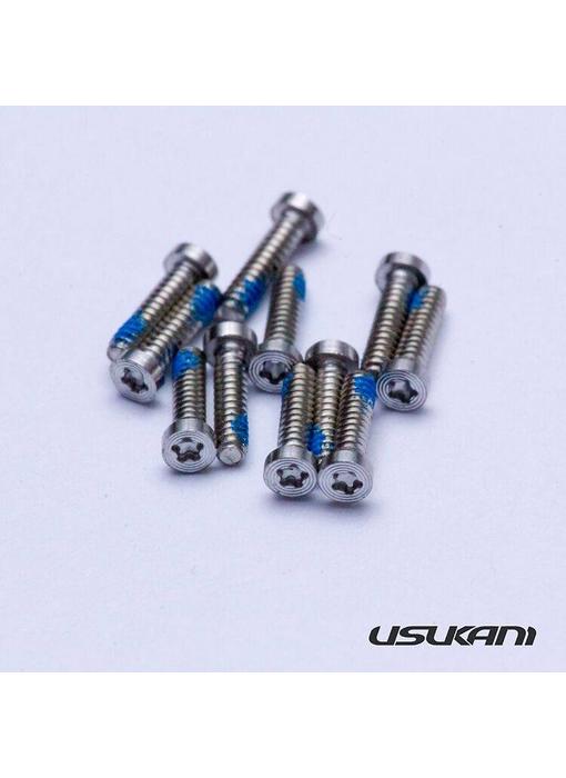 Usukani Extreme Exquisite Replica Screw for 1/10 Bodyshell + Tool - Silver (50pcs)