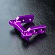 RMX Alum. Upper Deck Connector / Purple - DISCONTINUED