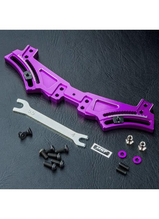 MST FXX Alum. Rear Quick Adj. Damper Stay / Purple