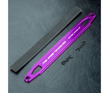 MST XXX Alum. Battery Strap / Purple