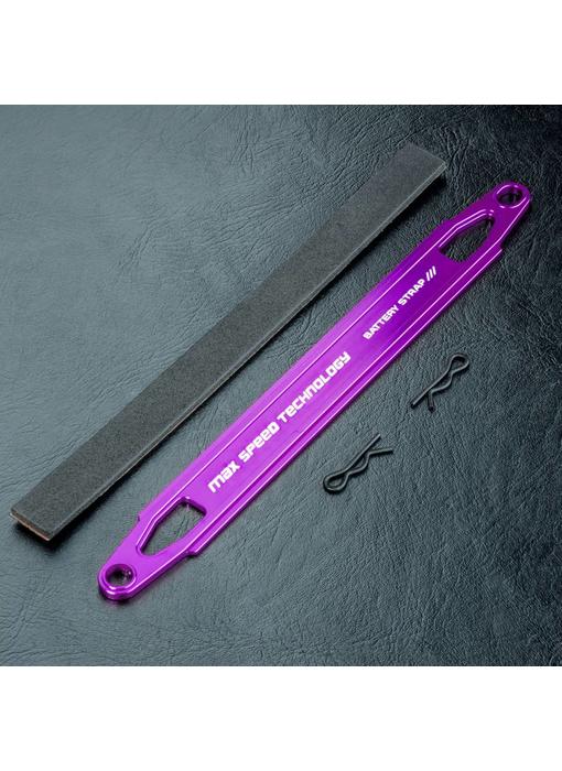 MST XXX Alum. Battery Strap / Purple