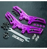 MST RMX Aluminium Quick Adjustable Damper Stay Set / Color: Purple - DISCONTINUED