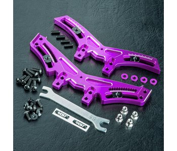 MST RMX Alum. Quick Adj. Damper Stay Set / Purple - DISCONTINUED