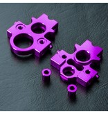 MST Aluminium Lateral Motor Transfer Mount Set / Color: Purple