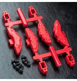 MST Enlarged Brake Calipers (4pcs) / Color: Red