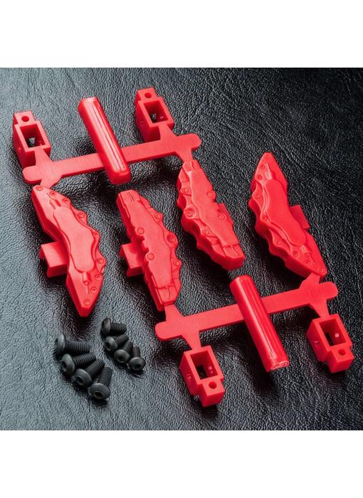 MST Enlarged Brake Calipers (4) / Red