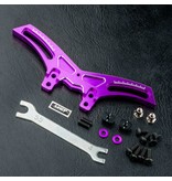 MST RMX Aluminium Front Quick Adjustable Damper Stay / Color: Purple - DISCONTINUED