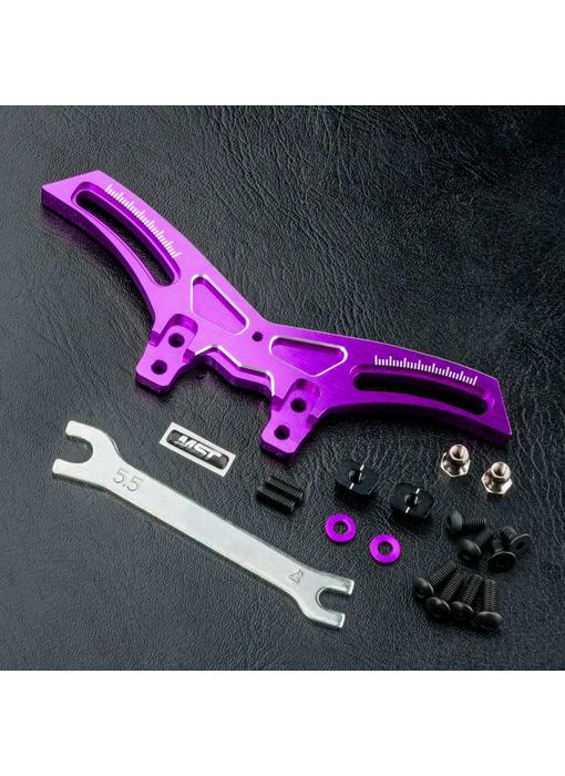 MST RMX Alum. Front Quick Adj. Damper Stay / Purple - DISCONTINUED