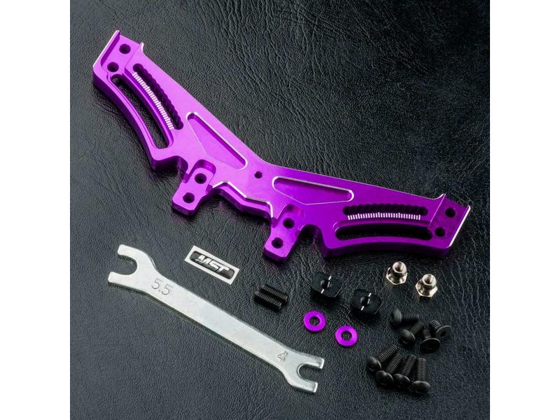 MST RMX Aluminium Rear Quick Adjustable Damper Stay / Color: Purple