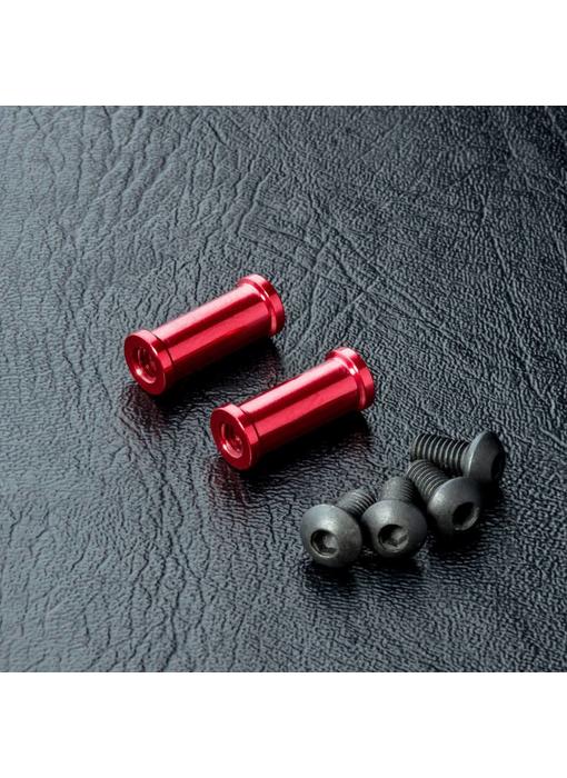 MST Alum. Post M3x13mm (2) / Red