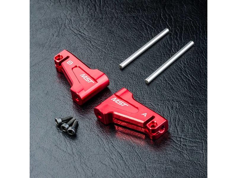 MST RMX 2.0 Aluminium Upper Arm Set / Color: Red