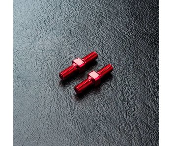 MST Alum. Reinf. Turnbuckle φ3x16mm (2) / Red