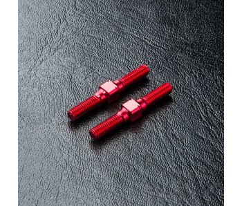 MST Alum. Reinf. Turnbuckle φ3x25mm (2) / Red
