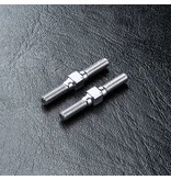 MST Aluminium Reinforced Turnbuckle φ3mm x 25mm (2pcs) / Color: Silver