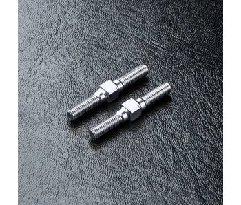 MST Alum. Reinf. Turnbuckle φ3x25mm (2) / Silver