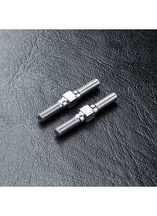 MST Alum. Reinf. Turnbuckle φ3x25mm (2) / Silver