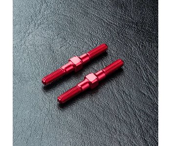 MST Alum. Reinf. Turnbuckle φ3x28mm (2) / Red