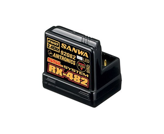 Sanwa / 107A41257A / RX-482 Receiver FHSS4, SSR, SSL - Drifted