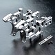 Alum. Lateral Motor Bulkhead Set / Silver - DISCONTINUED