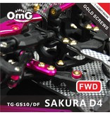 RC OMG TG-GS10/DF - Golden Screw Kit for Sakura D4 (RWD Chassis)