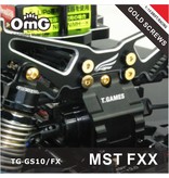 RC OMG TG-GS10/FX - Golden Screw Kit for MST FXX