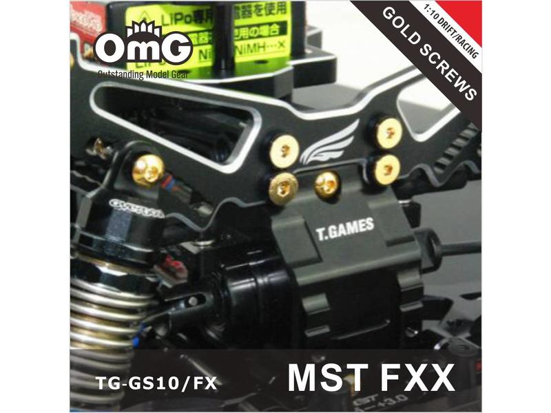 RC OMG TG-GS10/FX - Golden Screw Kit for MST FXX