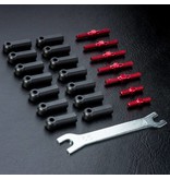 MST XXX-R RTR Turnbuckle Shaft Set / Color: Red