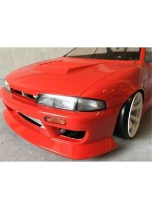 Addiction RC Nissan Silvia S14 (Early) - BN Sports Body Kit - Aero Hood (Bonnet)